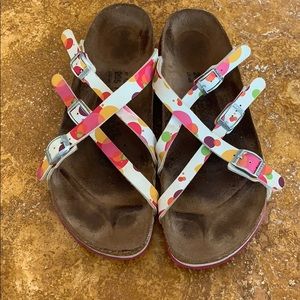 Birki’s by Birkenstock FUN polka dot sandals, 41